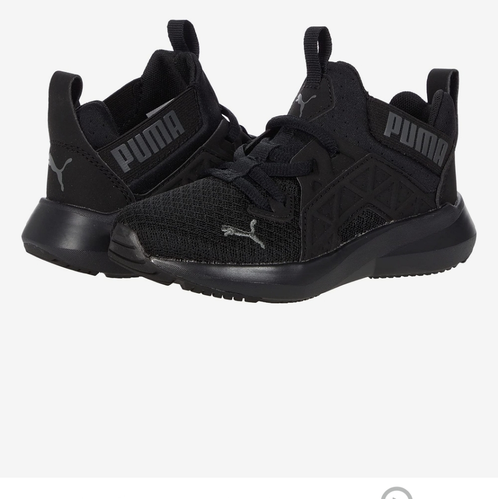 NWOT  Kids Puma Soft foam Optimal  Comfort Color Black Size 11